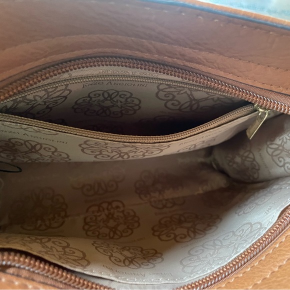 Enzo Angiolini Brown Leather Purse - Picture 9 of 14